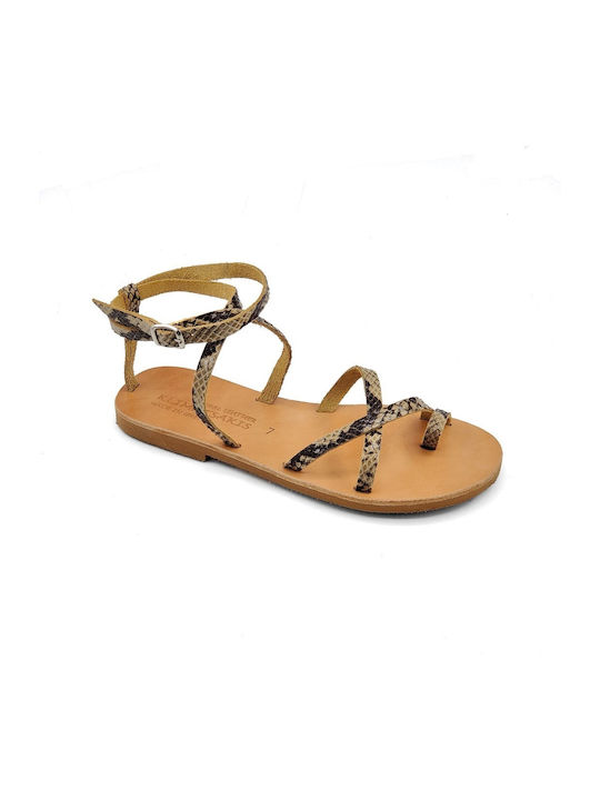Klimatsakis Σανδάλια Beige