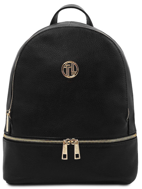 Tuscany Leather Leather Women's Bag Backpack Black