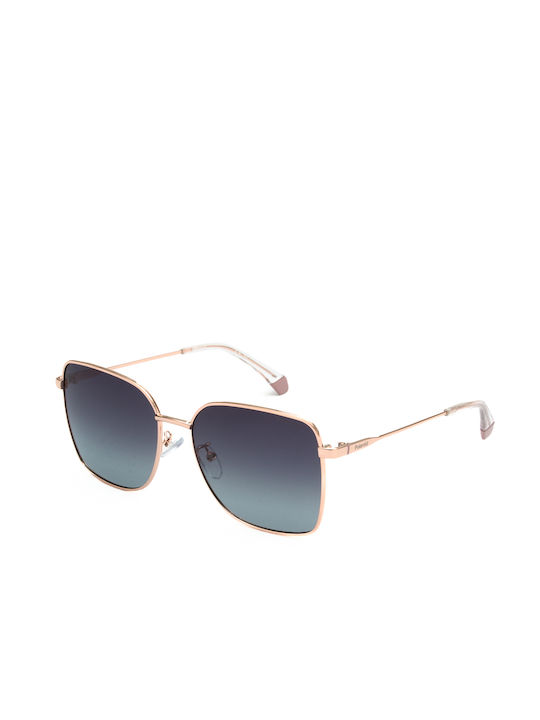 Polaroid Pld Women's Sunglasses with Gold Metal Frame and Gold Lens PLD4158/G/S DDB/WJ