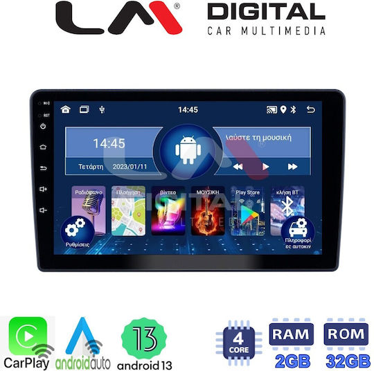 LM Digital Auto-Audiosystem Hummer H1 2010 > 2018 (Bluetooth/USB/WiFi/GPS/Apple-Carplay/Android-Auto) mit Touchscreen 9"