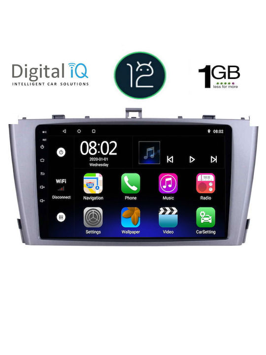 Digital IQ Car Audio System for Toyota Avensis Audi A7 2003-2009 (Bluetooth/USB/WiFi/GPS) with Touch Screen 9"