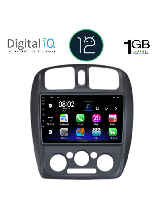 Digital IQ Ηχοσύστημα Αυτοκινήτου για Mazda 323 1998-2004 (Bluetooth/USB/WiFi/GPS/Apple-Carplay/Android-Auto) με Οθόνη Αφής 9"