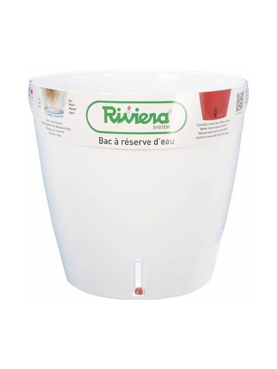 Riviera Flower Pot in White Color