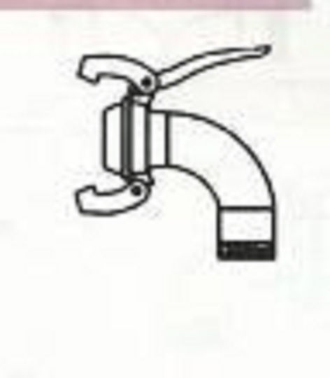ELVIETH Β68-003 Fiiting Gas Nipple with Male Thread 70mm