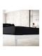 To megalo pazari Sheet King Size with Elastic 180x200+30cm. Il-line Dark Grey