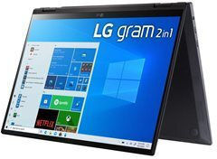 LG Gram 14 2in1 14" IPS (i7-1165G7/8GB/256GB SSD/W10 Home) Negru