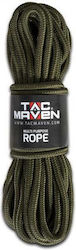 Tac Maven Σχοινί Διαμέτρου 10mm με Μήκος 15m Μαύρο