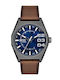 Diesel Ceas Barbati 22mm Baterie cu Curea din piele Maro