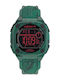 adidas City Tech Two Digital Men's Watch 45mm Battery with Green Rubber Strap