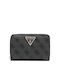 Guess Small Leather Women's Wallet Coins Gray
