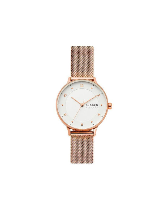 Skagen Watch with Gold Metal Bracelet