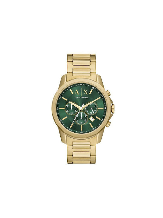 Armani Exchange Watch with Gold Metal Bracelet