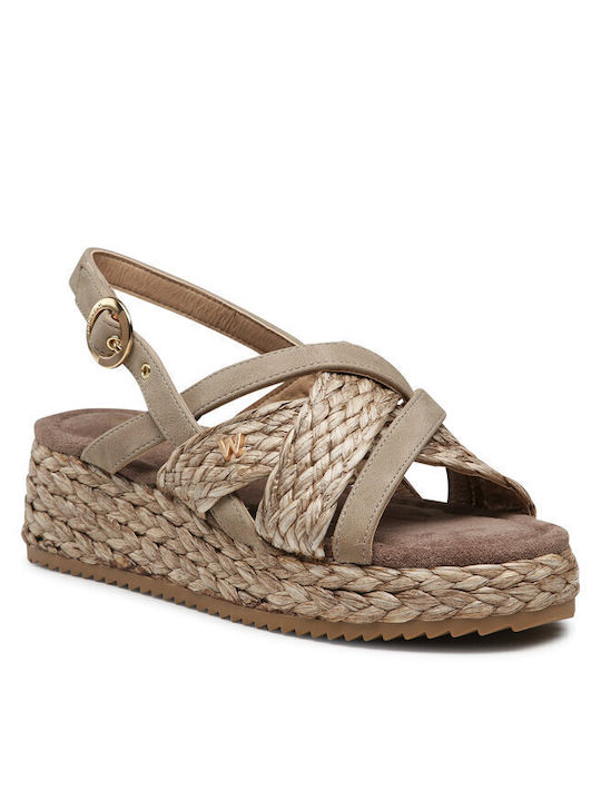 Wrangler Kim Women's Platform Espadrilles Brown