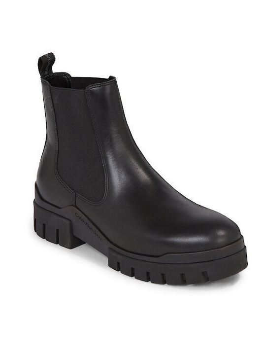Calvin Klein Combat Schwarz Chelsea Stiefeletten