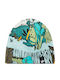 Kids Beanie Fabric Green
