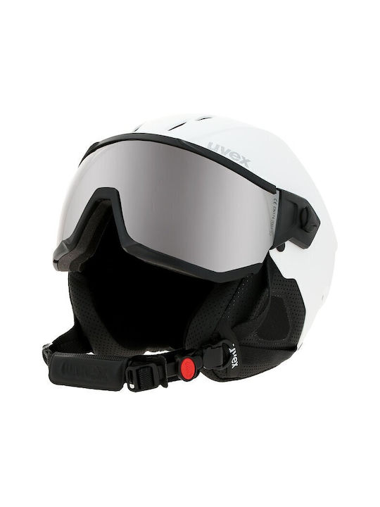 Uvex Instinct Visor Herren Ski & Snowboard Helm in Weiß Farbe