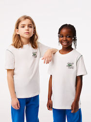 Lacoste Kids T-Shirt Εκρού