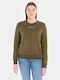 Tommy Hilfiger Linear Women's Sweatshirt Green. DW0DW16931-MR1