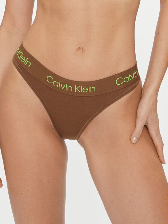 Calvin Klein Women's String Coffee