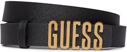 Guess Women's Leather Belt Black