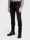 Russel Pantaloni De Blugi Pentru Bărbați Skinny Tapered Fit Negri