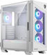 MSI MPG Velox 100R Gaming Middle Tower Carcasă Calculator cu Fereastră Laterală Alb