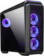 Chieftec Stallion III UC Gaming Midi Tower Computer Case with Window Panel and RGB Lighting Black