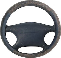 Simoni Racing Car Steering Wheel Cover with Diameter 32-40cm Black with Black Seam