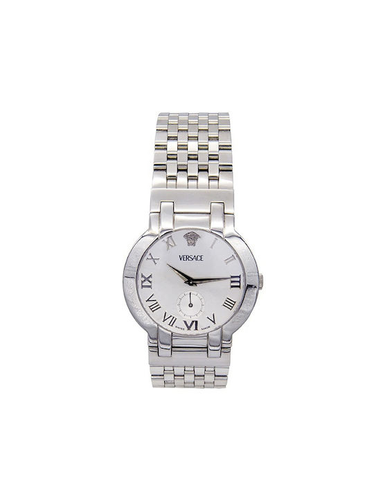 Versace Madison Watch Battery with White Metal Bracelet VER00054