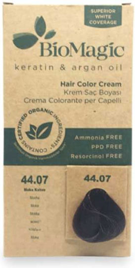 BioMagic Βαφή Μαλλιών 44.07 - Mocha 60ml