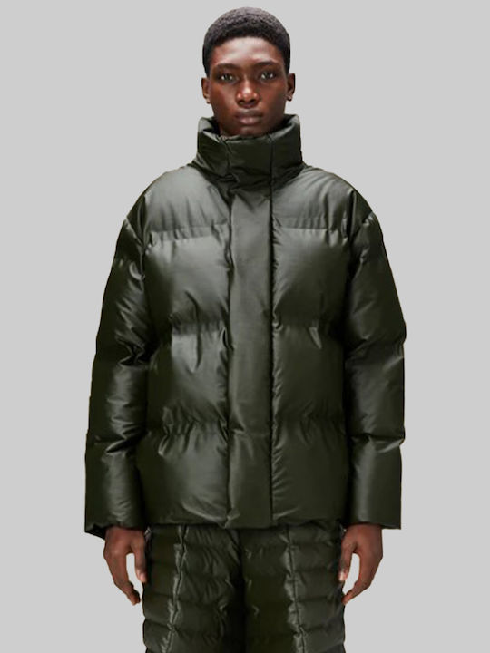 Geacă Iarnă Puffer Verde