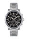 Breil Ανδρικό Ρολόι 43mm Μπαταρίας με Ασημί Μεταλλικό Μπρασελέ