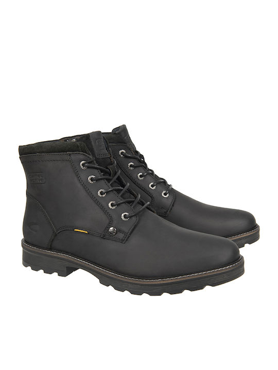 Leder Schwarz Herrenstiefel Anatomisch