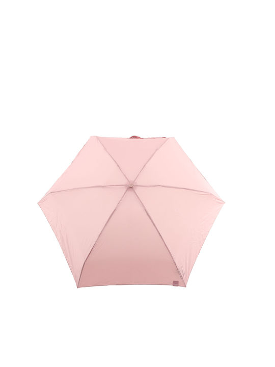 Clima Rezistent la vânt Umbrelă de ploaie Compact Pink
