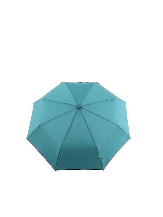 Clima Rezistent la vânt Umbrelă de ploaie Compact Green