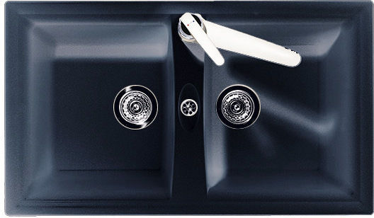 Schock Cristalite GN200 Drop-In Chiuvetă din Granit Sintetic L86xW50cm Gri