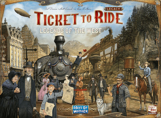 Επιτραπέζιο Παιχνίδι Ticket to Ride Legacy: Legends of the West για 2-5 Παίκτες 10+ Ετών Days of Wonder