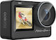 Egoboo X Maui And Sons Eye Pro 128GB Action Camera 4K Ultra HD Underwater (with Case) with Touch Screen 2.33" and Wi-Fi Black