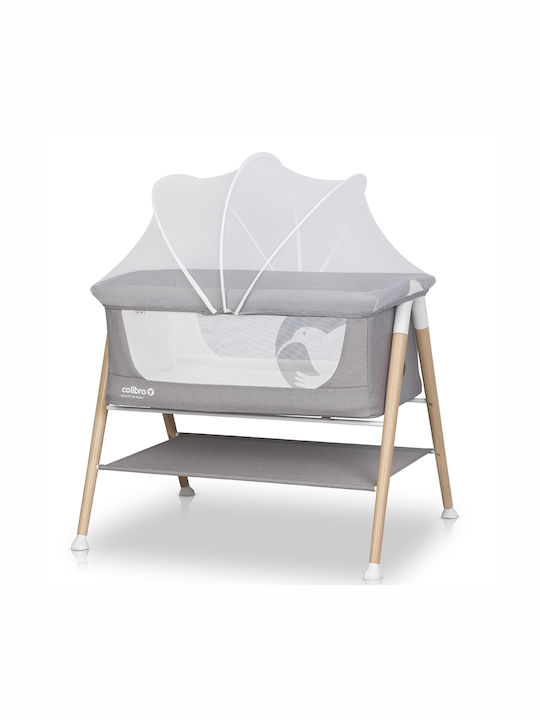 Colibro Cradle with Mattress and Wheels White