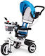 Ecotoys Kinderdreirad mit Elterngriff für 1-5 Jahre Blau