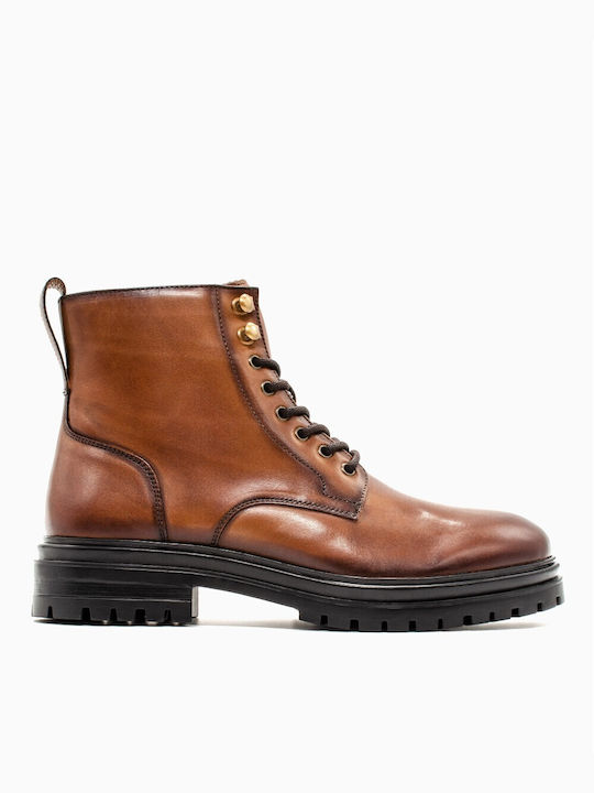 S.Oliver Men's Leather Boots Brown