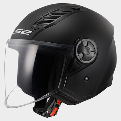 LS2 Airflow Ii Of616 Jet Helmet ECE 22.06 Matt Black