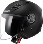 LS2 Airflow Ii Of616 Jet Helmet ECE 22.06 Black...