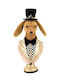Lianos Christmas Plush Figure Doggy Brown Height 55cm 2pcs