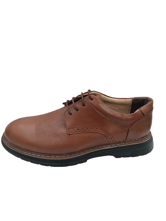 Cockers Men's Leather Casual Shoes Brown