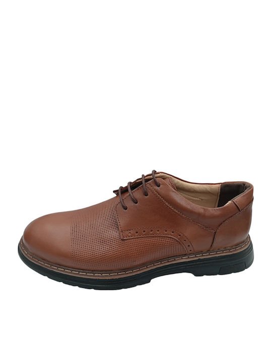 Men's Leather Casual Shoes Brown