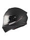 MT Genesis SV Black Matt Motorcycle Helmet Flip-Up DOT / ECE 22.06 1650gr with Sun Visor