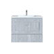 Sanitec Alba B Blat cu Lavoar L79xW44.5xH60cm Gri