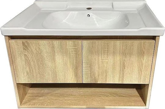 Gloria Laura Waschtisch ohne Waschbecken Natural Wood