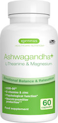 iGennus Ashwagandha+ L-theanine & Magnesium 600mg Ashwagandha 60 κάψουλες